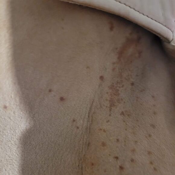 Vintage Fringe Leather Jacket Tan Blazer Deerskin Buckskin 70s Easy Rider Small - Picture 14 of 16